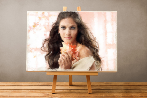 Портрет в стиле холст, масло