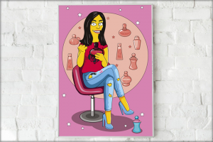 Портрет в стиле the Simpsons