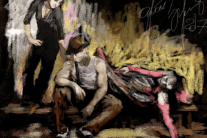 Танцоры после выступления