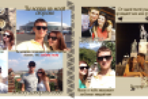 Фотокнига парню от девушки на годовщину.