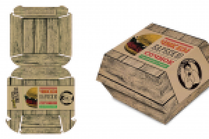 Коробка для летнего бургера