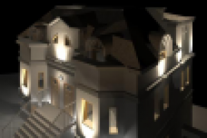 Визуализация архитектурной подсветки