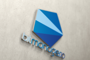 Логотип для криптосервиса Bitmanager.io
