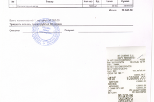 Изготовление отчетных документов, печатей и кассовых чеков