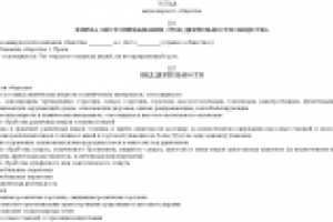 Устав ЗАО (Cz-Ru)