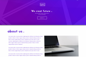 Landing page art-студии