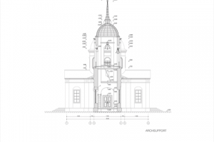 Разрез колокольни