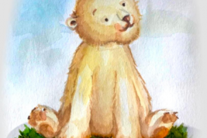 Иллюстрации из книги "The very brave lion".