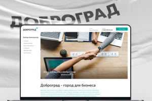 Сайт для города Доброград (Бизнес инкубатор)
