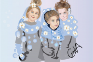 Работа нарисованная в иллюстраторе