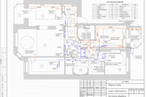 План системы кондиционирования в квартире