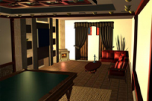 3D Модель комнаты