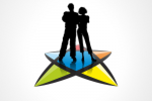 Логотип школы вокала и хореографии "Школа звёзд"