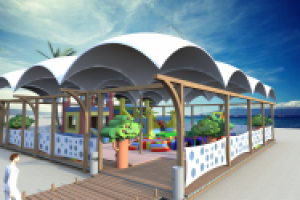 Детская площадка на набережной г. Сочи