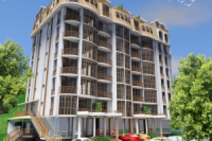 Многоквартирный жилой дом с офисными помещениями и парковкой