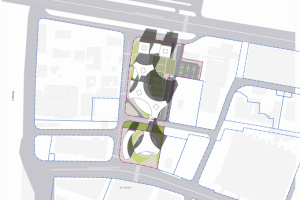 План благоустройства территории бизнес-центра ЗИЛ