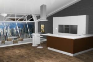 Визуализация. Кухня. 3d max, V-ray.