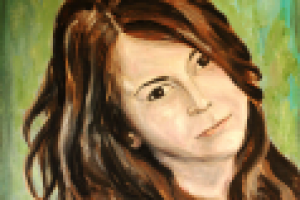 Катрин Холст, масло