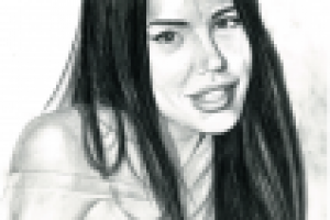 Портрет А3, Простой карандаш, Ирен Вартик