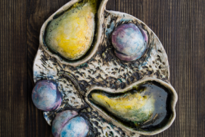 Натюрморт "Груши и сливы"