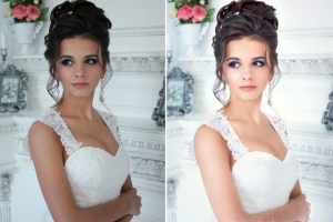 Обработка моделей для свадебных журналов