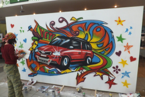 Роспись стен, аэрография, граффиити