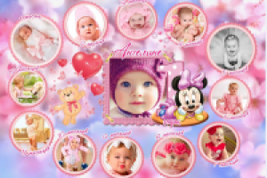 Коллаж на детский праздник формат А3