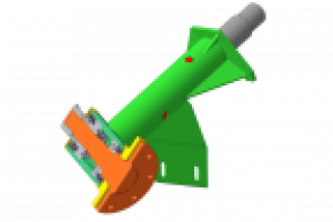 Стойка дискатора в сборе