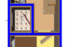 Проект бани - 3D планировка