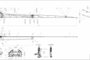 Штанга полевого прицепного опрыскивателя