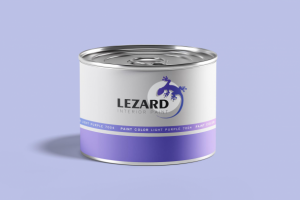 Дизайн банки для краски Lezard