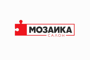 Логотип для салона штор и жалюзи "Мозаика"