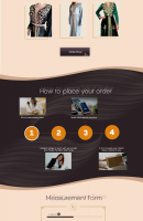 Landing page. Кафтаны