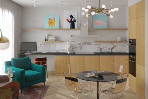 Квартира в стиле 70х