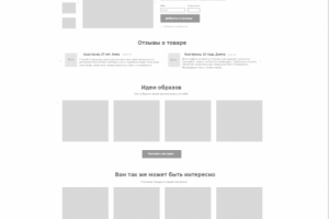 Страница товара в интернет-магазине