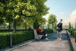 Визуализация парковой зоны