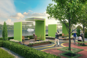 Визуализация парковой зоны