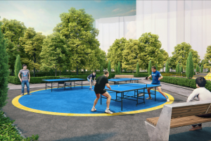 Визуализация парковой зоны