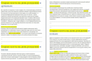 Старые газеты и алкоголь. Копирайтинг
