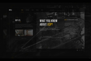 Landing-Page SCP Foundation