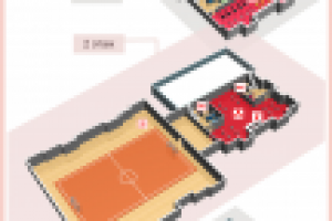 3D план тренажерного зала