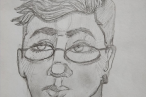 Рисунок "glamorous man"