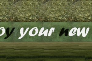 Шапка для профиля в Twitter "enjoy your new life"