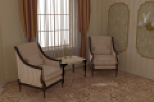 Визуализация холла для дипломной работы