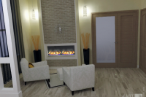 Визуализация гостиной