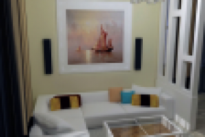 Визуализация гостиной