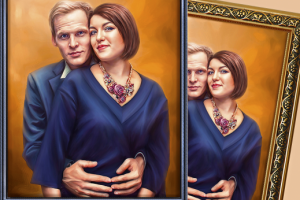 Парный портрет. Компьютерная живопись