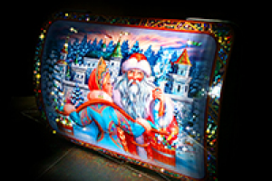 Новогодняя упаковка "Уральские самоцветы"