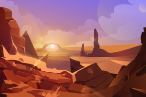 Пейзаж пустыни