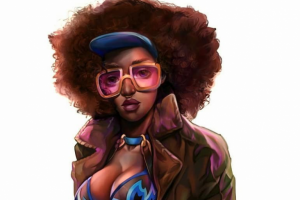 Девушка в стиле аниме